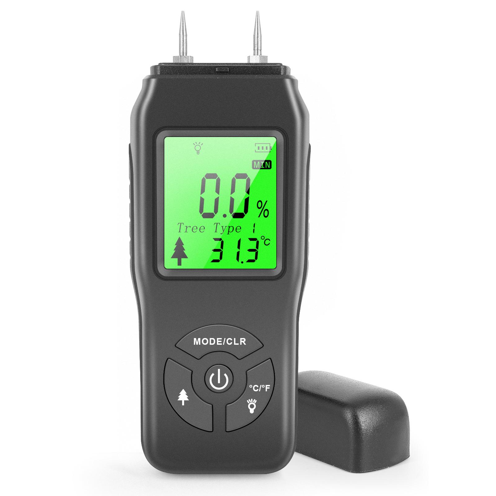 

LCD Digital Wood Moisture Meter Hygrometer Humidity Tester for Plywood Wood Type A