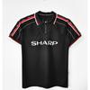 Retro Manchester United 1998 Black Short Sleeve Soccer Jersey Mens Sport T-Shirt Bamboo Fiber Fall Winter