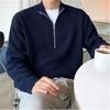 Men's Trendy Autumn Korean Style Stand Collar Knit Jacket