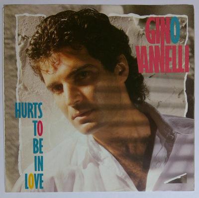 7inch Record GINO VANNELLI  Hurts To Be In Love PDS2284 Polydor 1985 Canada Pop Used