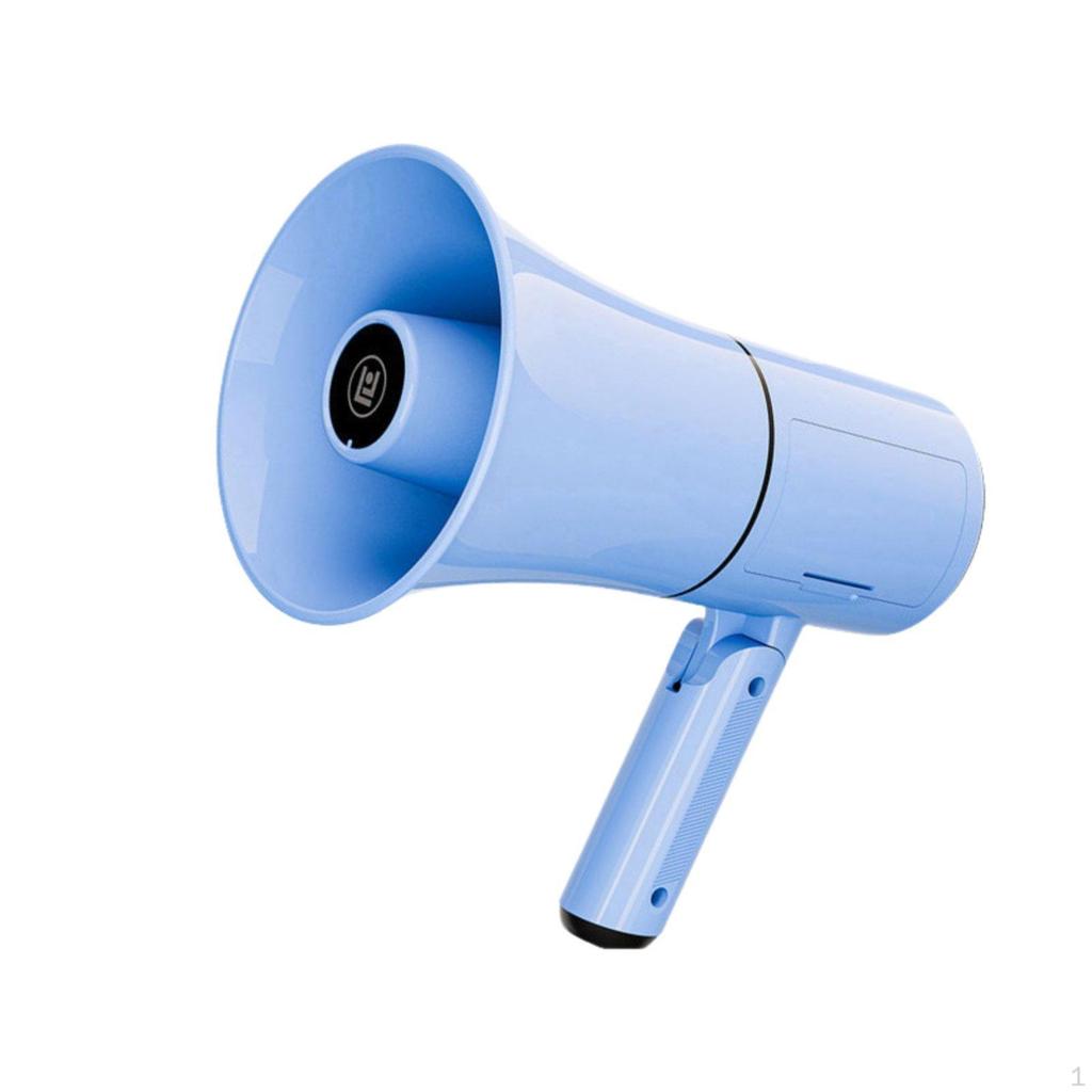 Bluetooth Megaphone Speaker, Handheld Rechargeable Loudspeaker, Outdoor Recording Amplifier for