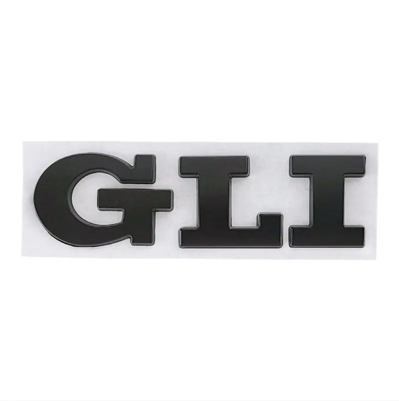 AABGJ1 3D Metal GLI Logo Car Rear Trunk Letter Badge Decal Emblem Sticker Accessories For Volkswagen Golf Bora VW Jetta MK4 MK5 MK6 MK7