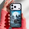 Animal The Wolf Howl Phone Case for iPhone 17 16 15 14 13 Pro Max Back Cover for 12 11 Pro Coque