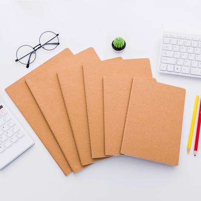 A4/A5/B5-Notizbuch, Vintage-Kraftpapier-Einband, dickes, tintenbeständiges Papier, kein Verlaufen, beiges Papier, Planer, Tagebuch, Molkerei, Studenten-Schreibbuch, Schulbriefpapier