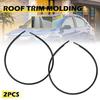 Pair New Black Roof Trim Molding Kit Fit for 2016- Honda HRV 74306-T7A-003