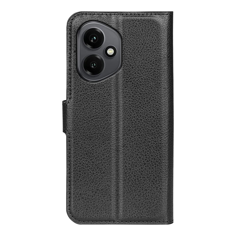 Für Honor 400 5G (Global) Hülle Leder Geldbörse Handyhülle mit Litschi-Textur Stoßfest