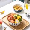 Japansk Ramen salladsskål Europeiskt porslin Söt keramisk soppskål Set Blanda risskålar Koreanskt kök Hushållsservis
