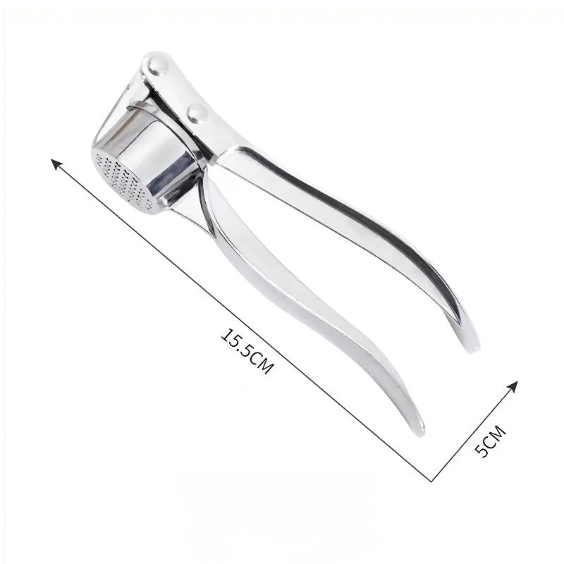 Garlic Press, Premium Rust Proof Kitchen Garlic Mincer Crusher Squeezer With Ergonomic Handle, Ginger Crusher With Good Grip