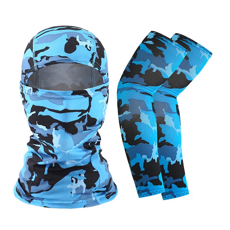 Outdoor Sun Protection Ice Silk Sleeves & Breathable Multi-Functional Cycling Face Mask Headband