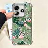 Summer Plants Green Leaf Soft Phone Case For Xiaomi Poco X7 X8 Pro Max X6 X5 X3 F8 Ultra F7 M8 M7 M5S Redmi 15C 15A 15 14C 13C 1