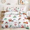 3D Digital Printed Bedding Set Christmas Themed Down Duvet Cover 2/3 Pieces AU/EU/DE/US/UK Full Size Quick Drying Fabric Bedding