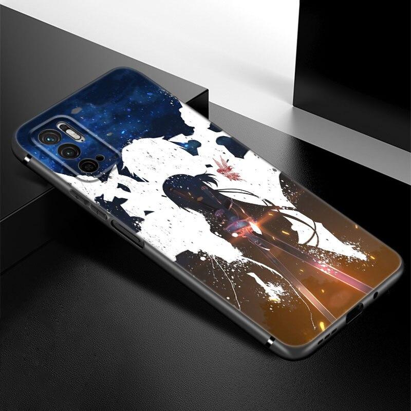 

Чехол для телефона с изображением Кирито и Асуна для Xiaomi Redmi Note 7 8 8T 9 9S 10 10S 10T 11 11S 4G 11E 11T Pro 5G, мягкий черный чехол из ТПУ RedmiNote11ProGlobal