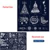 2026 Christmas Window Clings New Year Static Sticker Elk Snowman Window Decoration for Home Festival Gift