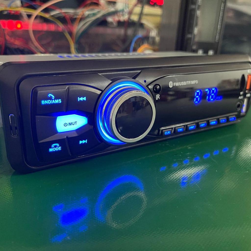 Player MP3 Bluetooth pentru Mașină de Înaltă Definiție cu Radio FM, USB și Slot pentru Card