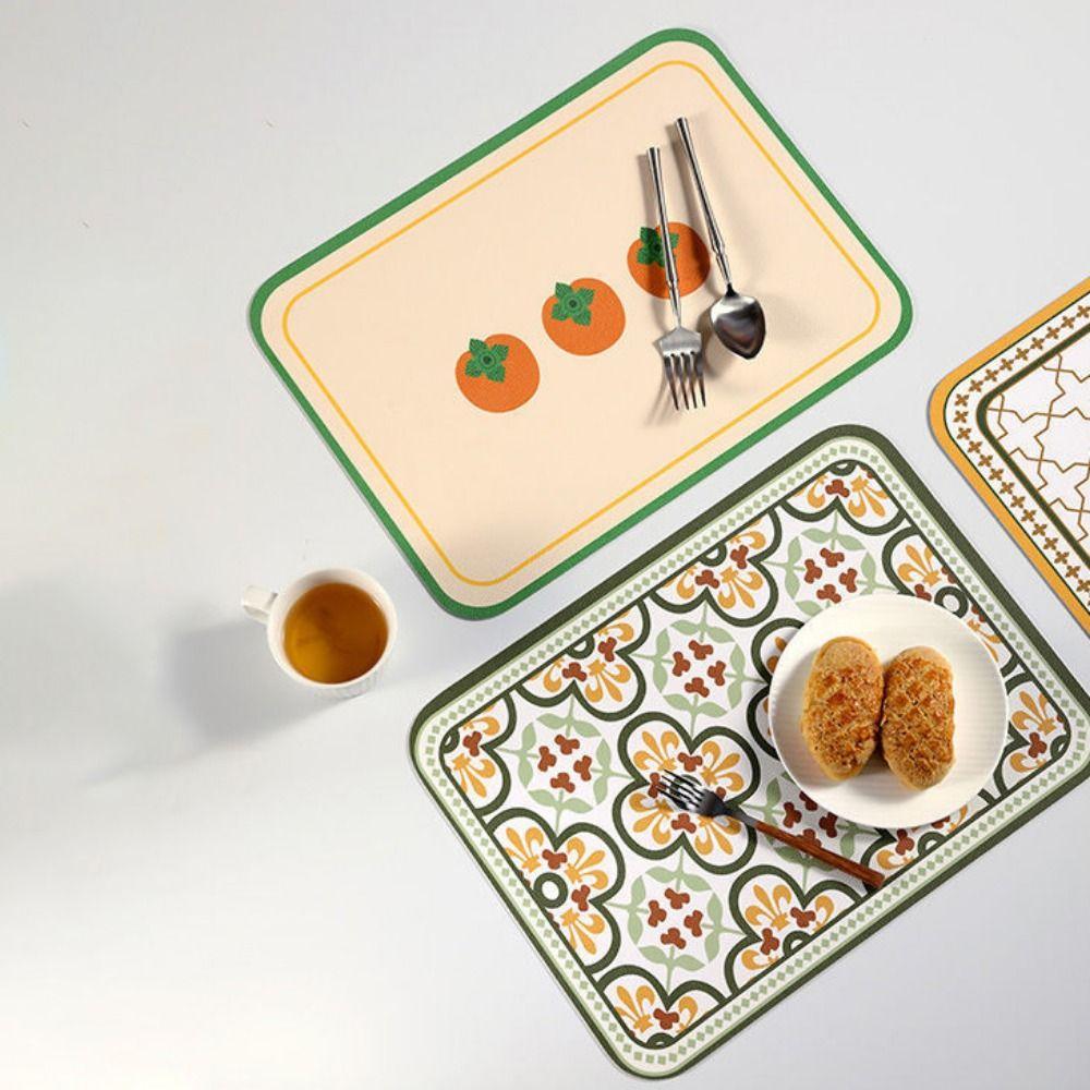 2023 Heat-Resistant Oilproof Waterproof Household Coffee Cup Mat Table Mat Bowl Pad Placemat