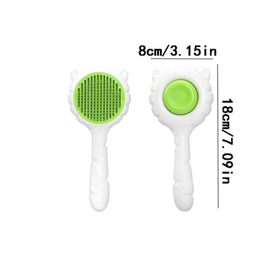 1pcs Cat Comb Hair Removal Needle Comb Brush Dog Hair Cleaning Comb One Click Hair Removal Comb