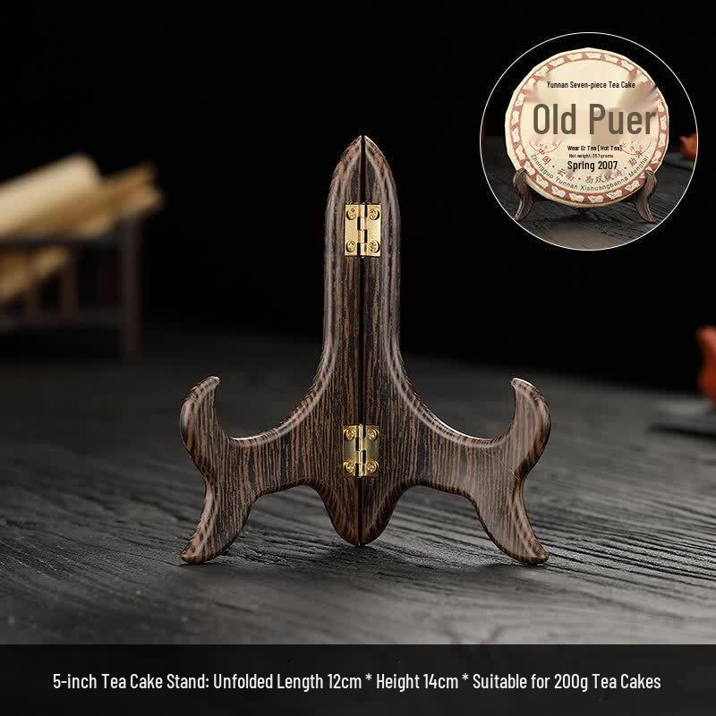 Imitation Wood Pu-erh Tea Cake Display Rack