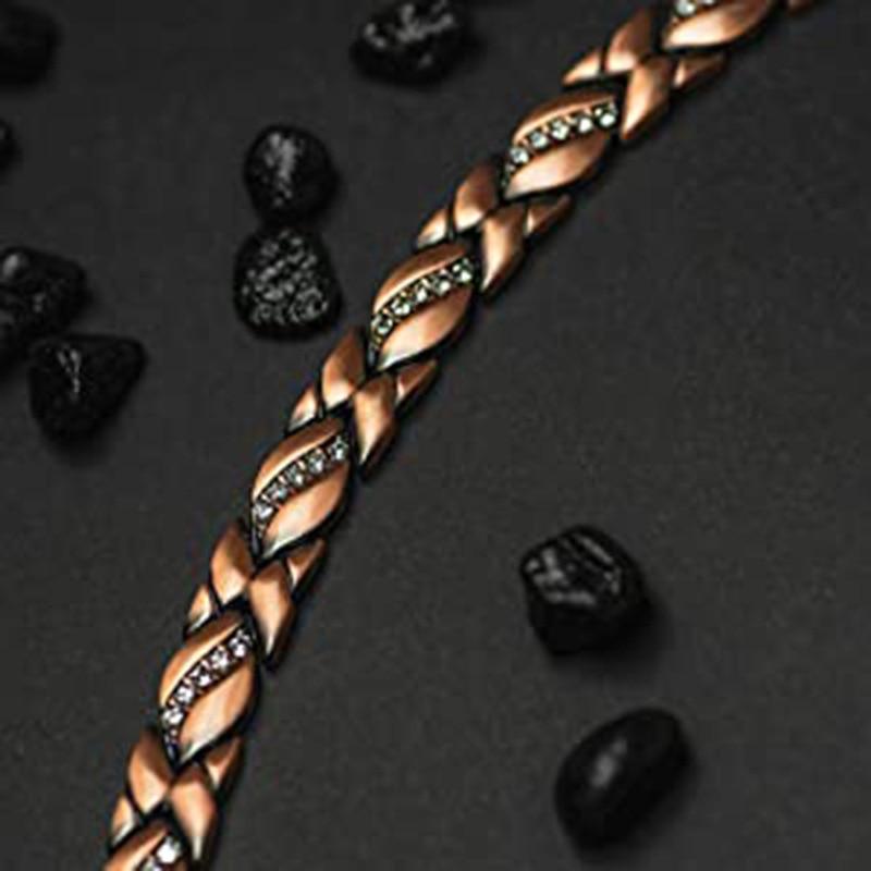 Vintage Zircon Magnetic Bracelets For Women Adjustable Bracelet Jewelry Accessories Party Gift