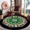 Round Carpet Living Room Coffee Table Sofa Hanging Basket Rocking Chair Home Carpet Floor Mat