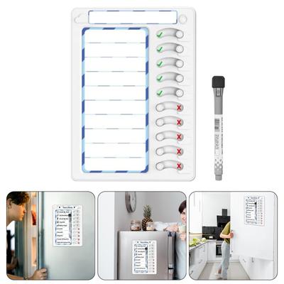 Dry Erases Chore Chart Blank Chore Chart Kids Daily Checklist Magnetic Checklist Boards Task Planning List for Planning