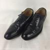 Androgynous Wholecut Mckay Construction Business Shoes Black Size 41.5 Men's(USED)