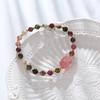 Moonstone Tourmaline Bracelet Strawberry Crystal Bracelet Retro Bangles Women Fashion Jewelry Accessories Gift