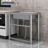 Stainless Steel Kitchen Sink with Faucet and Stand