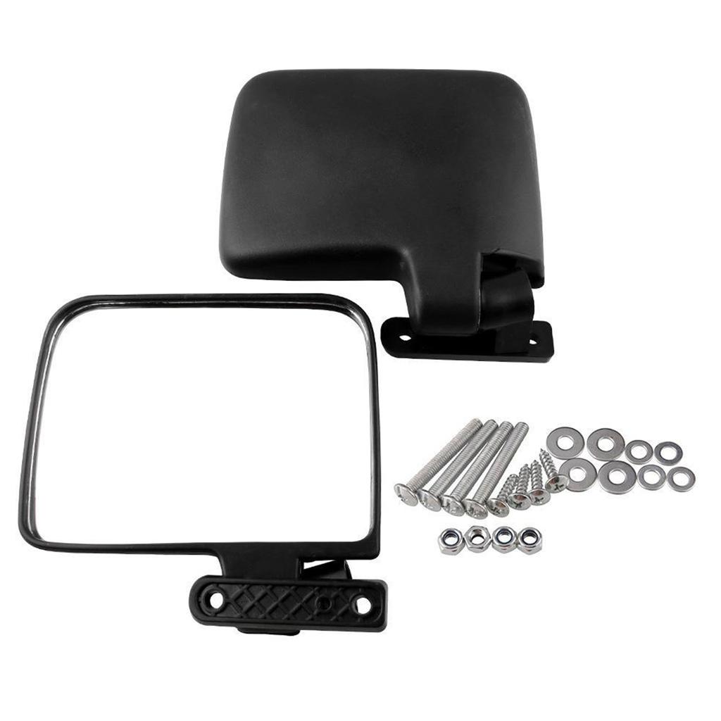 2pcs Universal Golf Car Side Mirror Rear View Mirror Golf Cart Mirrors for EzGo Club Car Yamaha Moveland RHOX Style Accessories