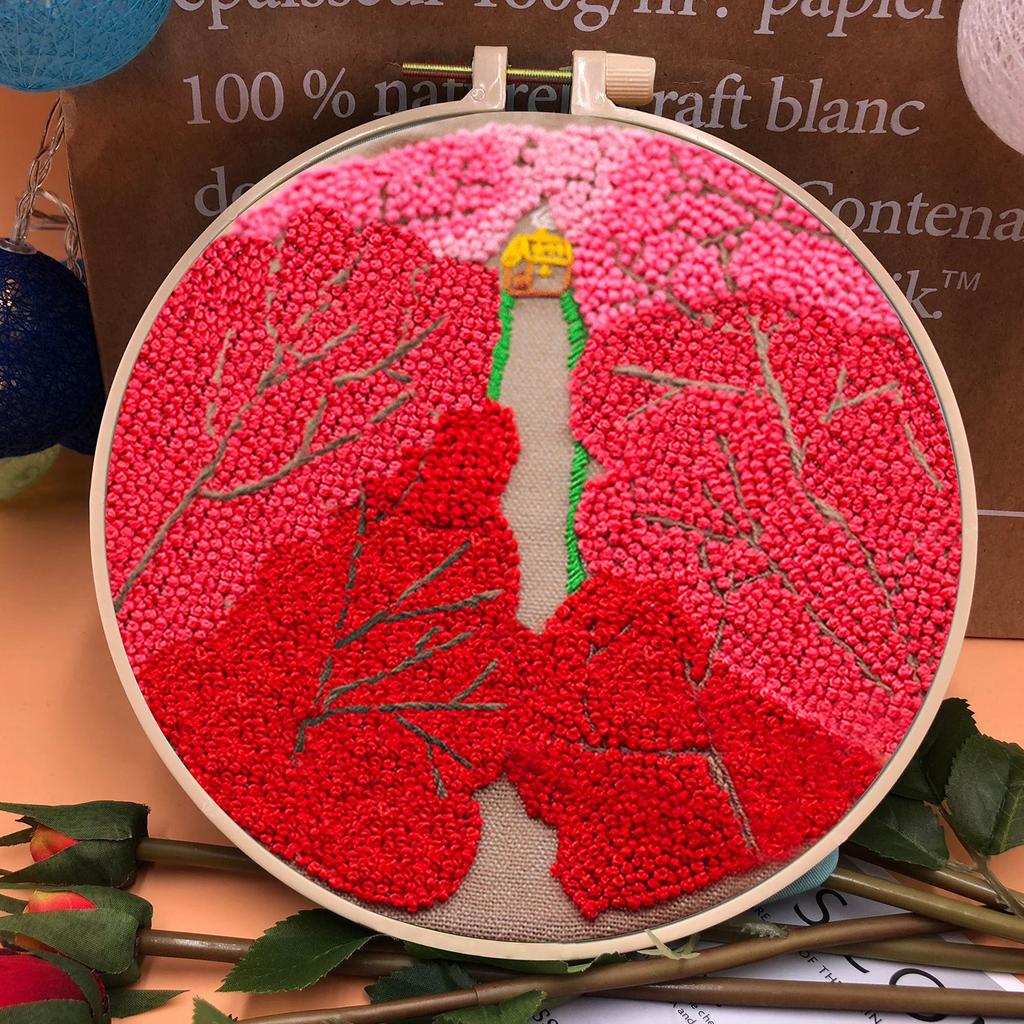 1pc Fairy and Flower Pattern DIY Embroidery Kit for Beginners