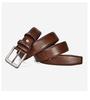 Men's Genuine Leather Belt - High-End Business & Casual Style, Needle Buckle, Suitable for Middle-Aged and Young Men.
