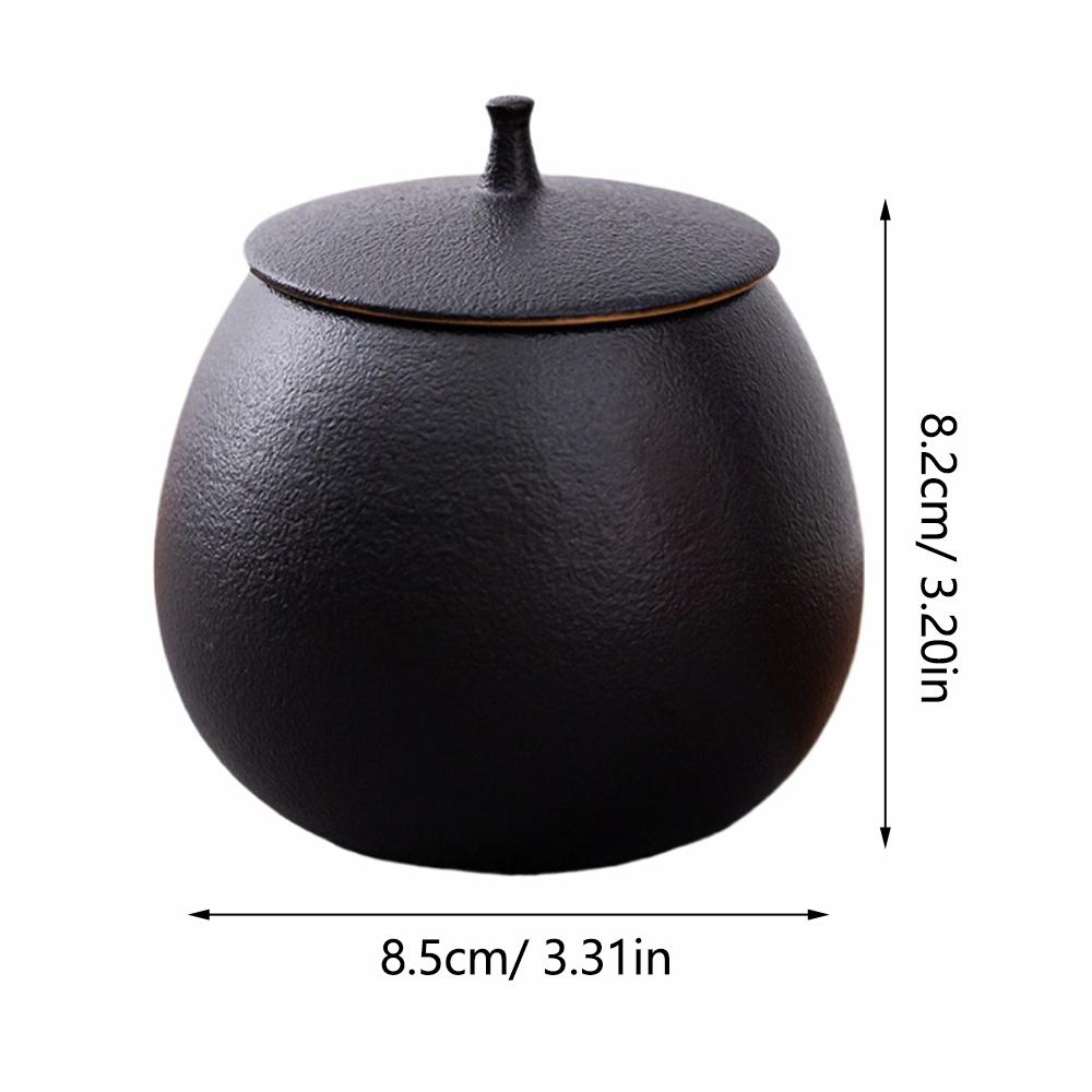 NEW Stoneware Tea Can Round Sealed Jar Ceramic Tea Caddy Tea Box Storage Jar Tea Container Tea Organizer Candy Jars Snack Jars