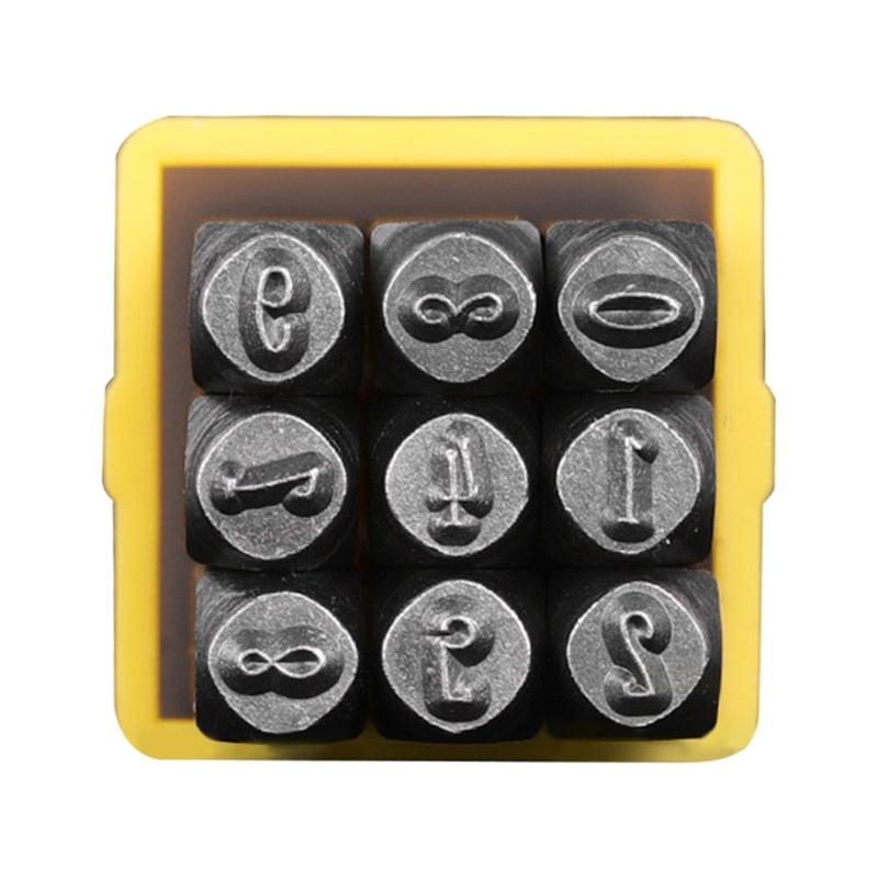 3mm Metal Number/Letter Stamper Metal Leather Punching Tool For Leather Embossing Jewelry Making Leather Stamping Tool