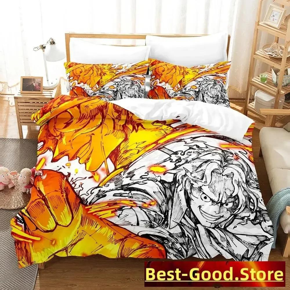 Ulti Anime Bedding Set Cartoon Anime Three-piece Set Adult Kid Bedroom Duvetcover Sets 3D Kawaii Girls Parure De Lit 2 Personnes