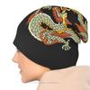 Pălării de primăvară de toamnă Yin Yang Dragon Pălărie subțire Bonnet Skullies Skullies Beanies Căciuli de urechi unisex pentru femei