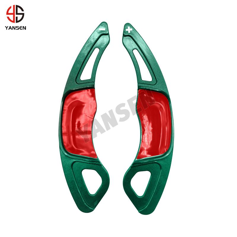 Black Carbon Fiber Steering Wheel Shift Paddle Extension Shifters For VW Golf 7 Mk7 R-Line GTI 2013-2018 Accessories