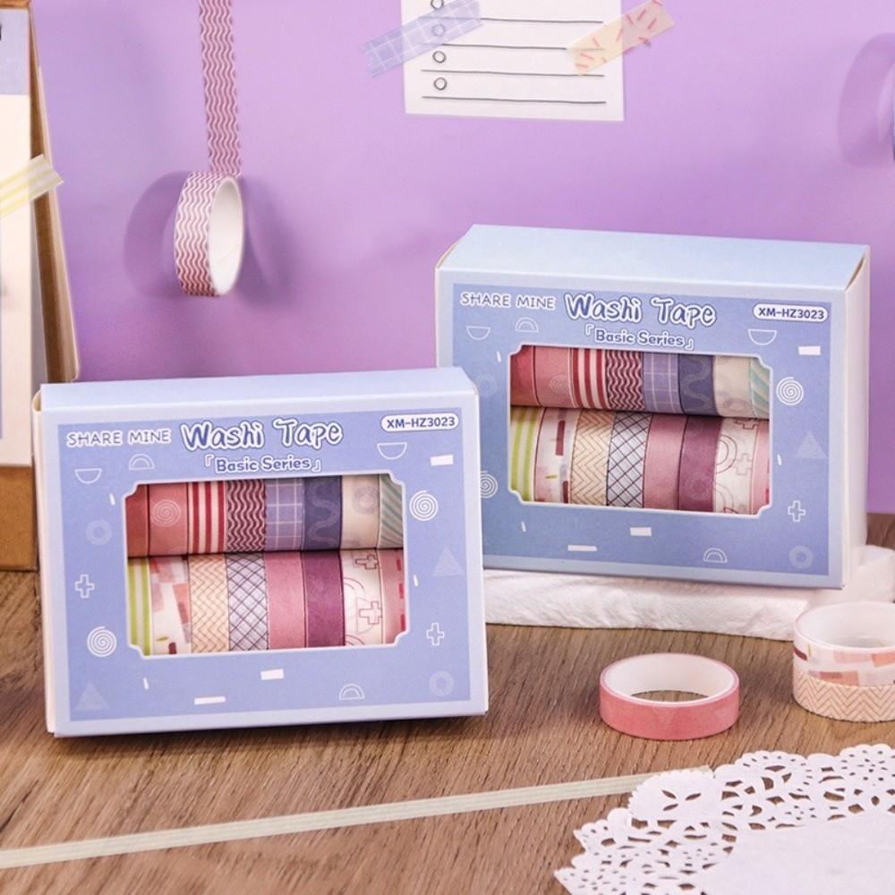 20 Rolls Washi Tape Set 10mm Wide 2m Long Decorative Tape Colorful Washi Tape for Gift Decoration