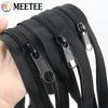 Meetee 2-5Meters 3#5#8#10# Nylon Zip By Meters + Zips Sliders Plastic Roll Zipper Bags Coat Tent Zippers Closure DIY Accessories