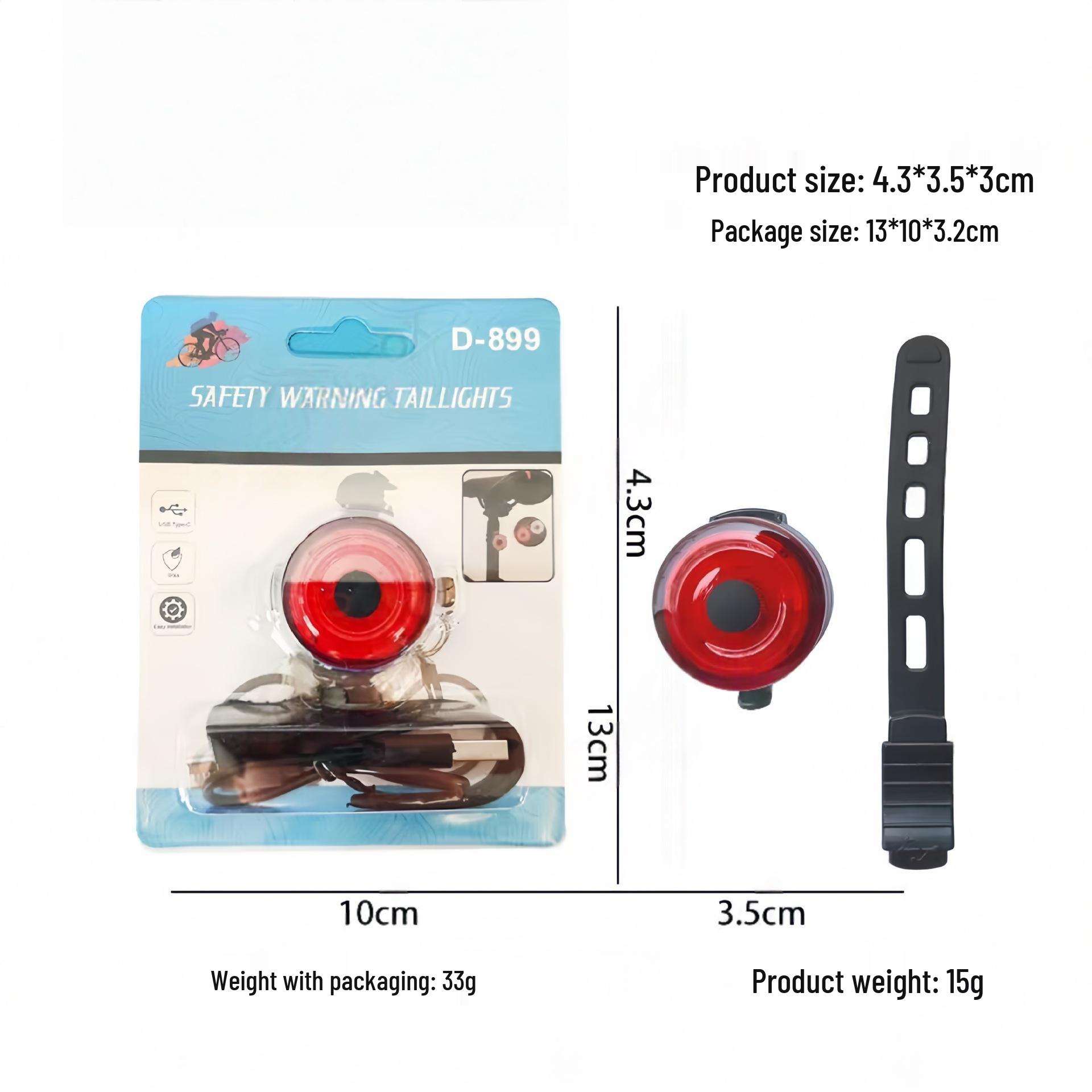 

Creative USB Rechargeable Bike Taillight for Night Riding