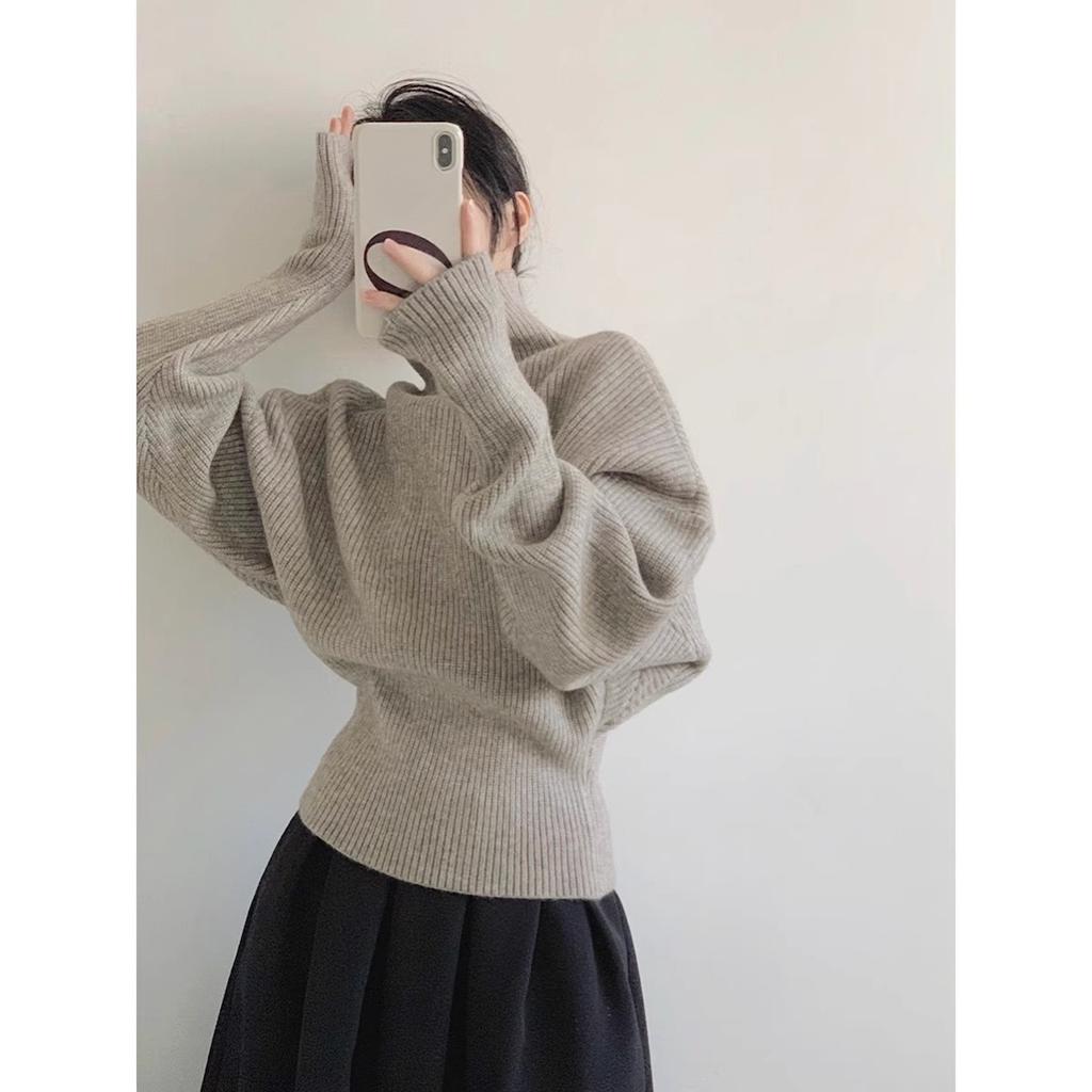 Autumn Winter Woman Korean Fashion Cute Pullover Sweet 2000s Sweater Elegant Oversize Knitwears Designer Aesthetic Chic Coquette