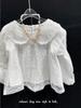 Girls' Princess Style Lolita Puff Sleeve Shirt - Long Sleeve Versatile Babydoll Top