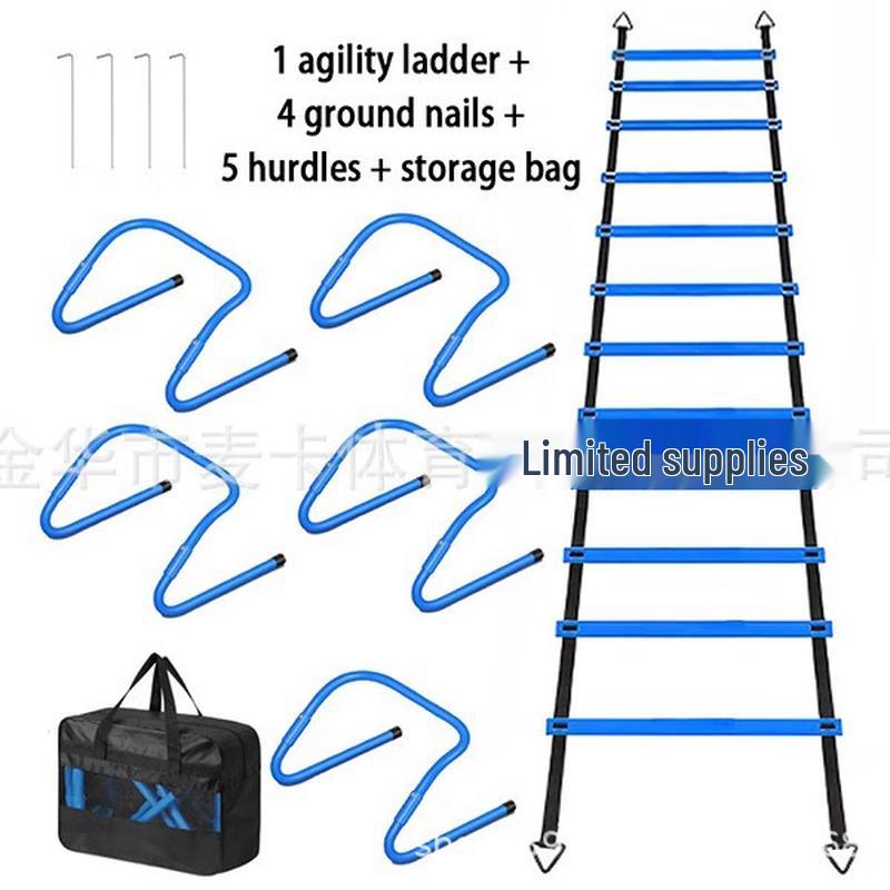 YTYIN 6M Agility Ladder & Hurdle Training Set CN plug (adapter included)