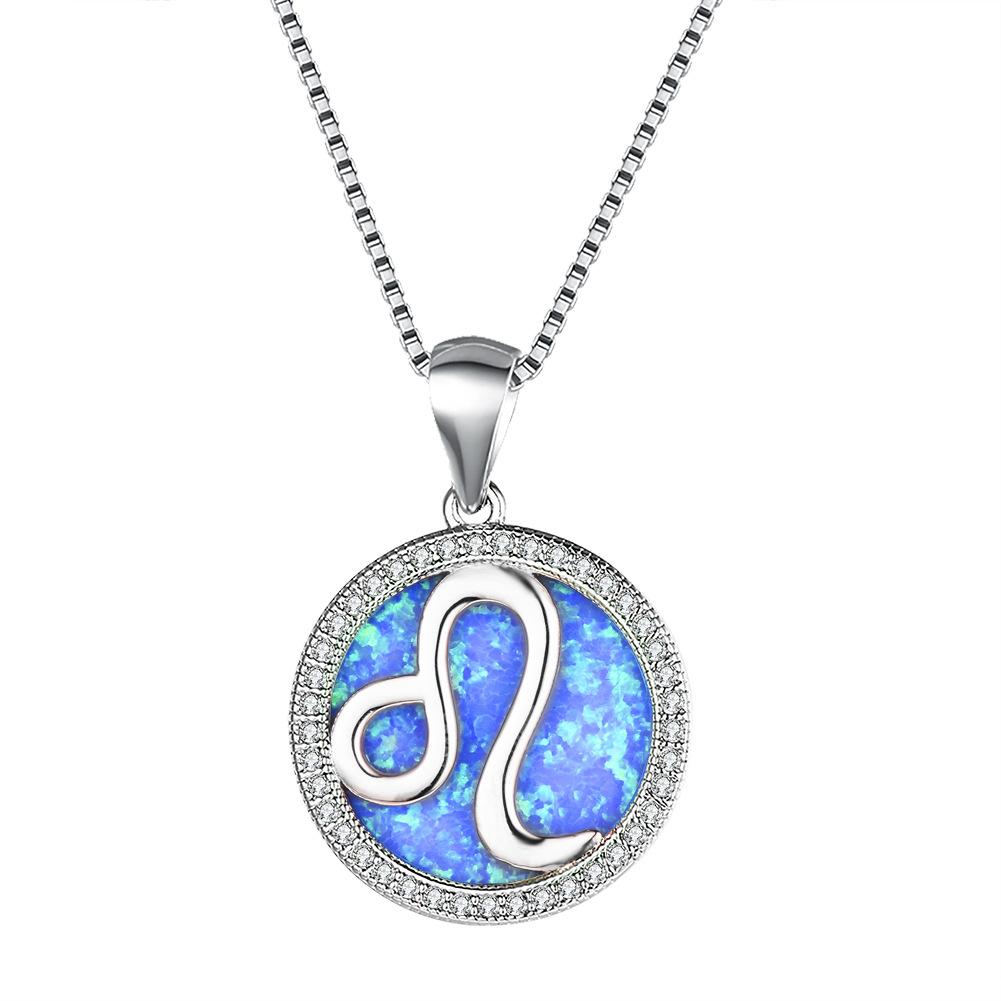 Necklace European and American 12 Constellation Necklace