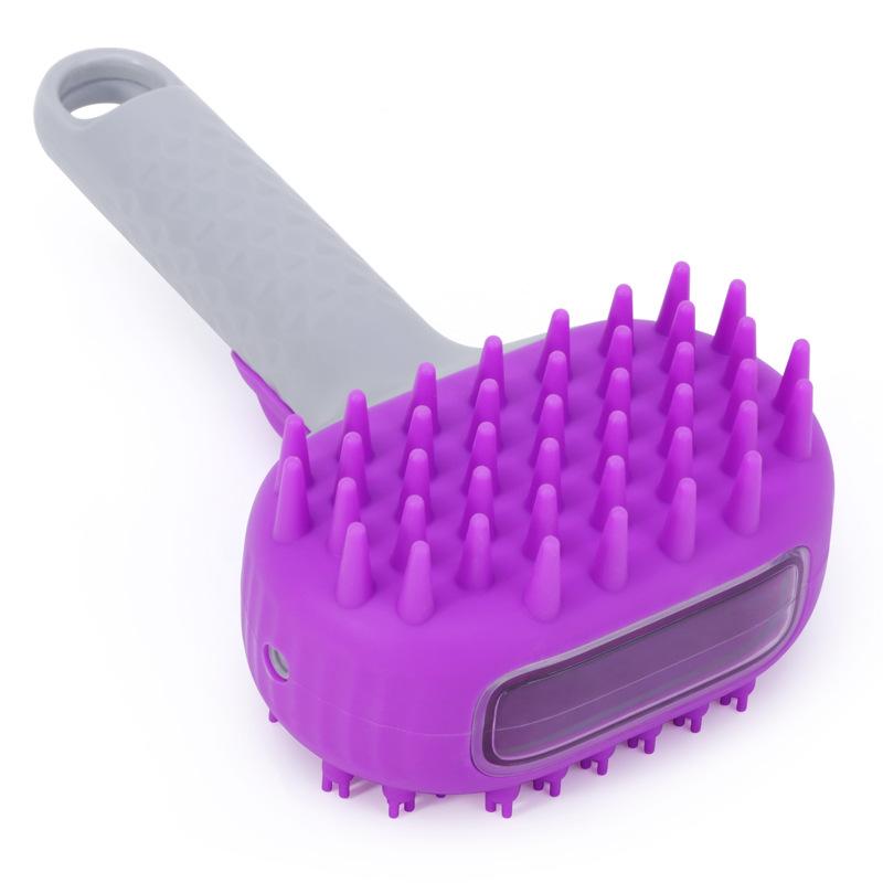 Cat Bath Brush, Cat Large Capacity Bath Brush, Pet Hair Removal Brush, Pet Cleaning, Massage Comb, 3 In 1 Grooming Product