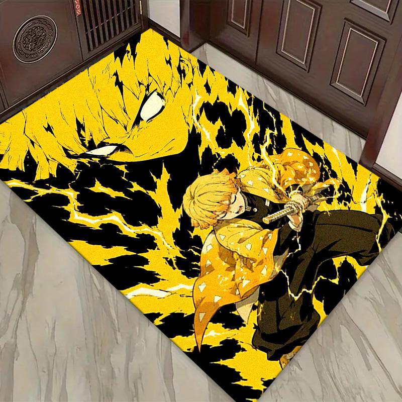 Demon Slayer Character Carpet Rug for Living Room Bedroom Home Sofa Decoration,Kids play Non-slip Floor Mat