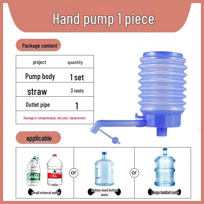 

Manual Bottled Water Pump with Stainless Steel Spout