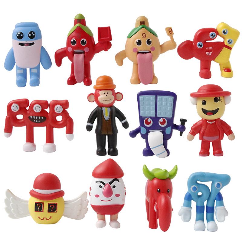 Cross 3.5" Steel Brain Rot Virtual Series Figurines: 6, 8, 12 Model Options - Anime/Game Inspired Collectibles