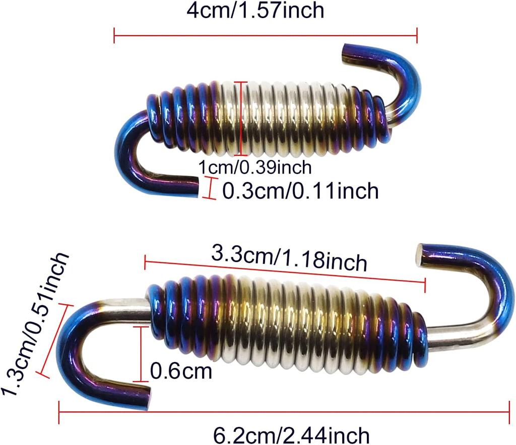Aoling Silencer Spring Hook Exhaust Spring Muffler Spring Short Free