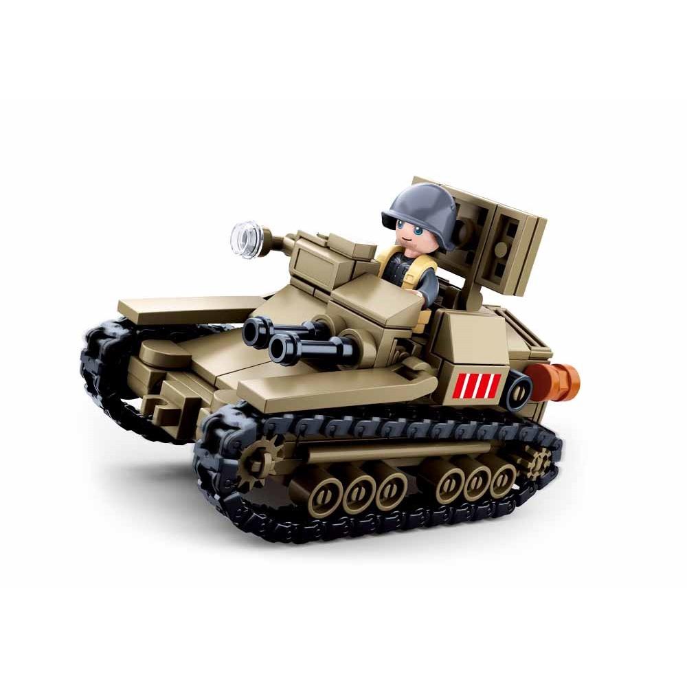 186pcs CV33 Ultralight Tank Building Blocks Kids Boys Educational Toy Bricks DIY Assembled Tank Model Toys Gifts for Children