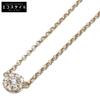 BETTINA JAVAHERI 14K Le Fleur Vit Diamant Halsband Gult GuldBegagnad