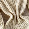 Retro V-Neck Thick-Knit Dress for Women Autumn Winter Elegant Solid Twist Jacqurd Slim Sweater Fishtail Dress
